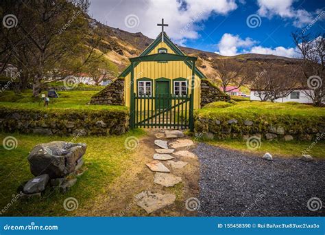 Hof - May 05, 2018: Turf Church in the Town of Hof, Iceland Stock Photo - Image of dirt, church ...