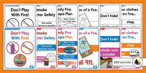 Fire Prevention Week Posters (teacher made) - Twinkl