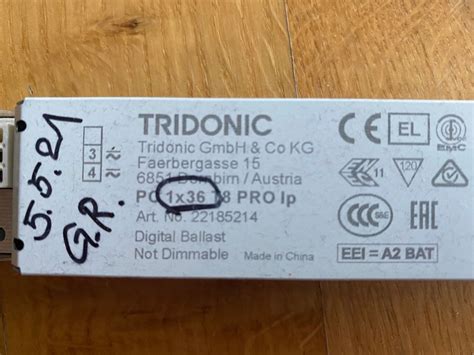 Tridonic Elektronisches Vorschaltger T X T Pro Lp Kaufen Auf Ricardo