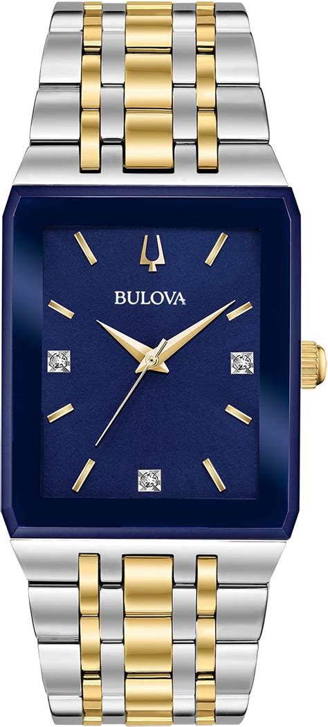 Bulova Reloj De Cuarzo Cl Sico De Acero Inoxidable Con Manecillas Y