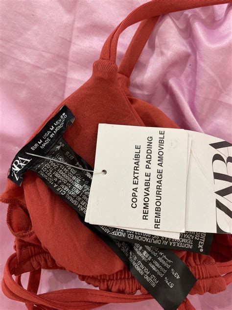 Zara Bikini Top Women S Fashion Swimwear Bikinis Swimsuits On Carousell