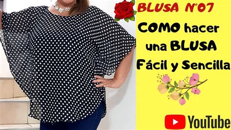 Como Hacer Una Blusa F Cil Y Bonita Paso A Paso