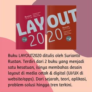 Jual Buku Desain Layout Versi 2020 Surianto Rustan Paket 2 Buku