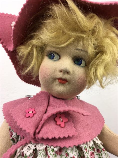 Antique Felt Lenci Toy Doll For Sale At 1stdibs Felt Dolls For Sale Vintage Felt Dolls Lenci