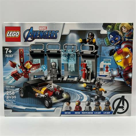 Lego Marvel Avengers Iron Man Armory Building Kit Piece Set