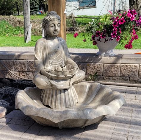 Buddha Fountain Set - Country Garden Concrete