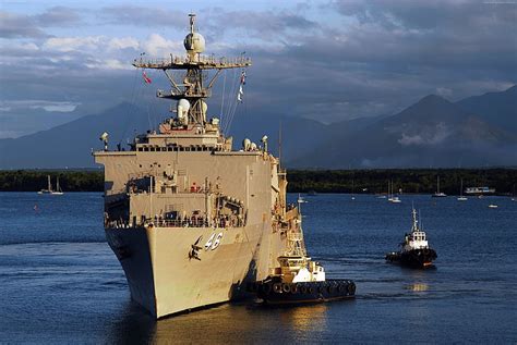 Whidbey Island Class Lsd Dock Landing Ship Usa Navy Uss Tortuga