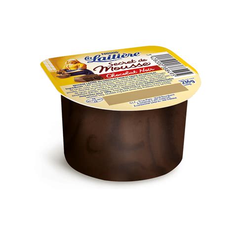 Secret De Mousse Chocolat Noir Pot Gr Lactalis Foodservice