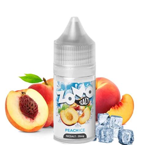 Liquido Zomo Nicsalt Peach Ice Cigarro Eletr Nico Pre O Cigarro