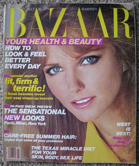 Harpers Bazaar 1981 Farrah Fawcett Jerry Hall Kelly Emberg Jaclyn Smith