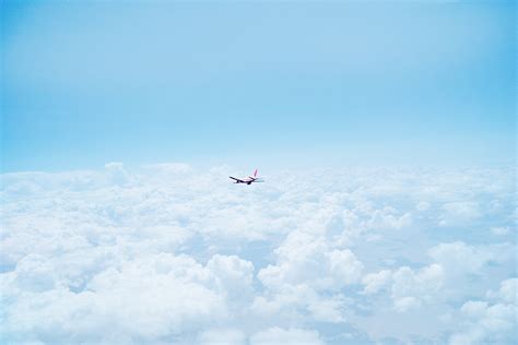 Free Images Wing Cloud Sky Flying Airplane Plane Aircraft Jet