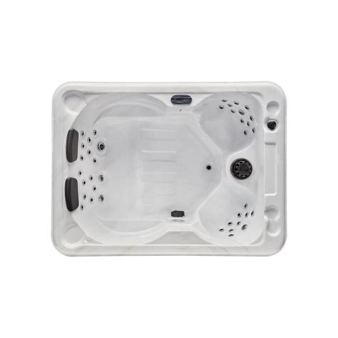 Luxury Spas Volt Person Jet Acrylic Rectangle Hot Tub With Ozonator In Gray Wayfair