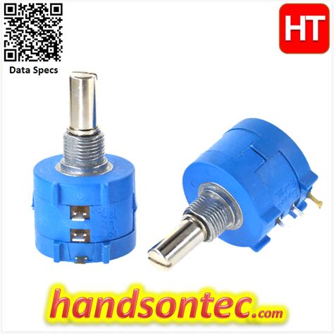 Multi Turns Wirewound Precision Potentiometer K Handson Tech