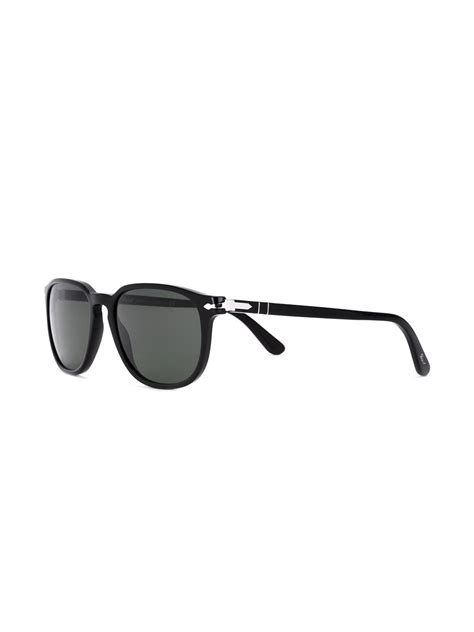 Persol Square Frame Sunglasses Black Farfetch Ao