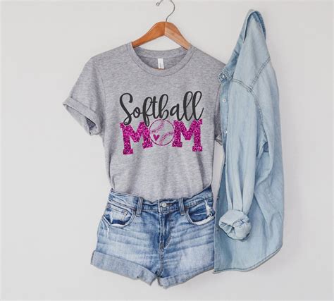 Softball Mom Shirt Softball Mom Softball Tshirts Softball Mom | Etsy