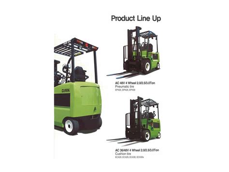 Clark Ecx Electric Forklift For Sale