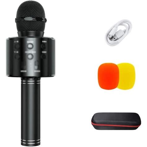 Microphone Sans Fil Bluetooth Portable Pour Karaoké Pour La Maison