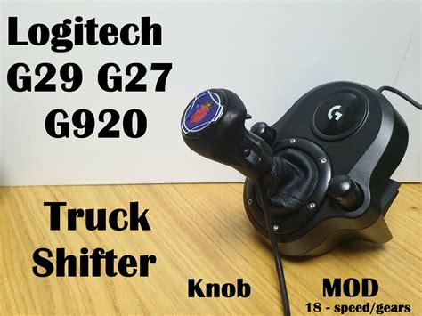 Gear Shifter Knob Skrs Mod 18 Speeds Ets Ats Logitech G29 G27 G25 G920