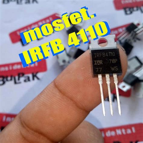 Jual MOSFET IRFB 4110 N Channel Mosfet High Amper 100V 180A Di Lapak