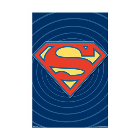 Trends International DC Comics Superman Classic Logo Wall Poster