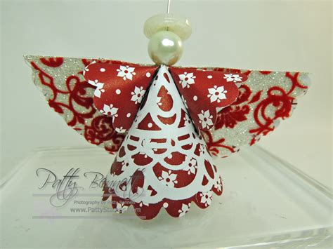 Paper Angels Christmas Craft - Patty Stamps