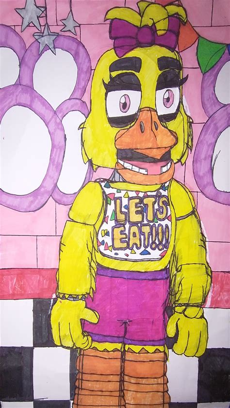 Chica In Stage Performance By Freddyfan95 On Deviantart