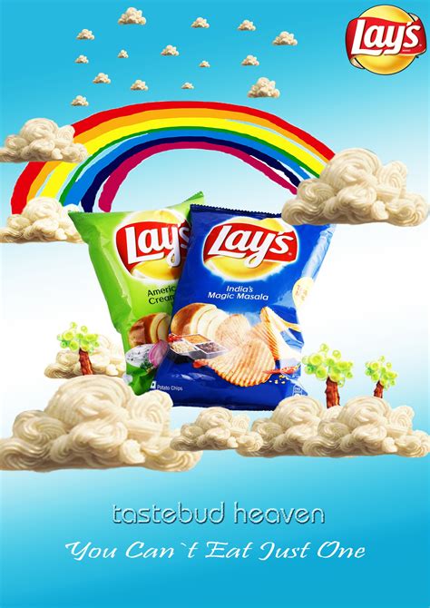 Colorful Lay's Potato Chips Advertisement