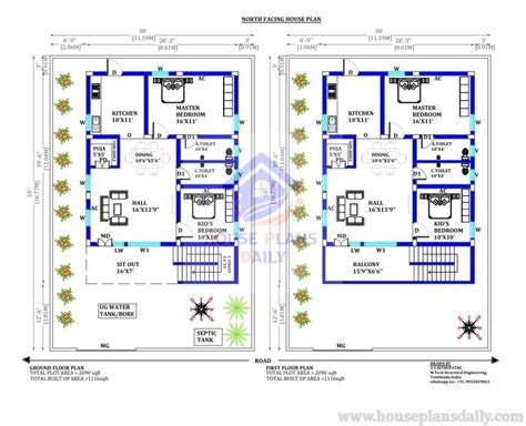 Elevation Drawing | House Elevation Design | North House - House ...