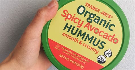 Trader Joes Organic Spicy Avocado Hummus