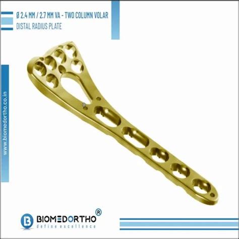 Biomedortho Variable Angle Two Column Volar Distal Radius Plate