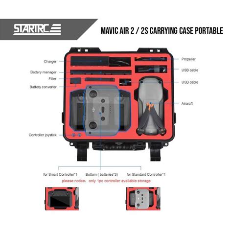 Startrc Tas Drone Protective Hardcase Waterproof For Dji Mavic Air S