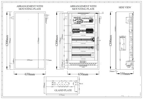 Mcc Electrical Panel Cad Dwg