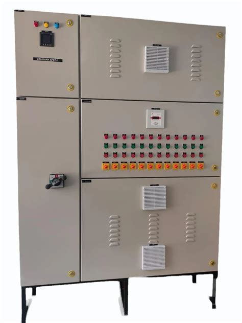 Three Phase V Automatic Power Factor Control Panel At In