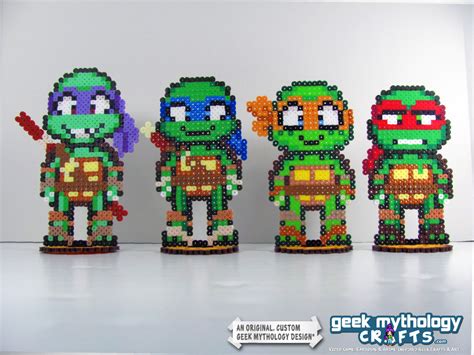 Nickelodeon Teenage Mutant Ninja Turtles Pixel Art Designs By Geek