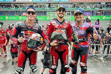 MotoGP Bagnaia grignote 3 points sur Martin en Thaïlande