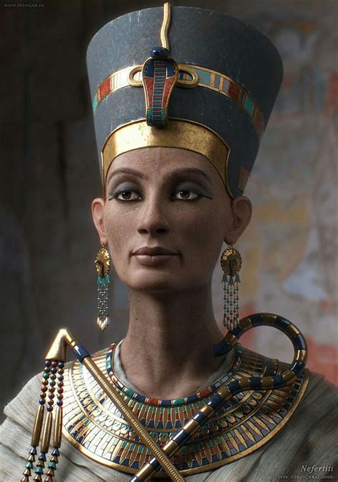 The Nefertiti Bust Ca Bc Found In The Collection Of The