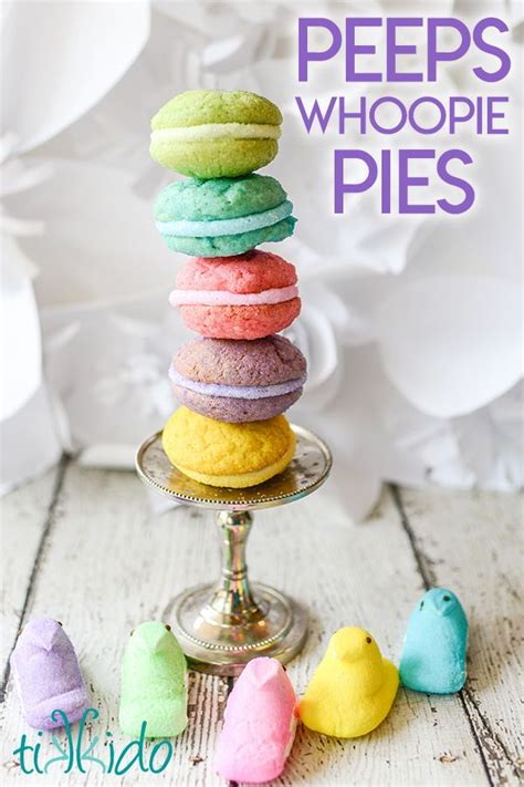 Homemade Peeps Whoopie Pie Cookies Recipe Recipe Whoopie Pies Whoopie Pie Recipe Easter