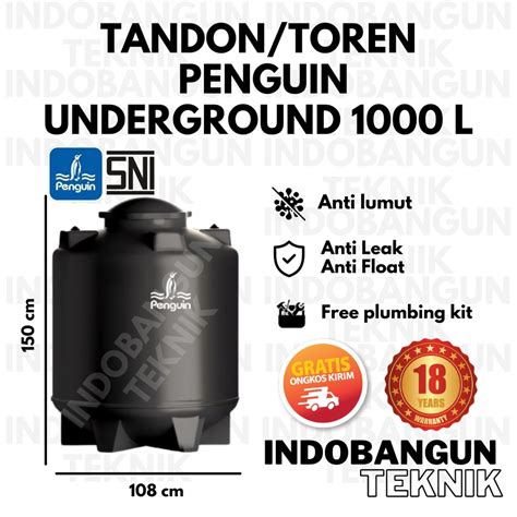 Jual Toren Air Tangki Air Tandon Air Pendam Tanam Underground Penguin