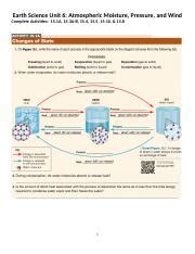 L Earth Science Moisture Pressure Wind Docx Earth Science Unit