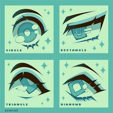 🎨 Daily Art Tips 140k On Instagram “different Eyes Shape For Anime Drawings Credits To