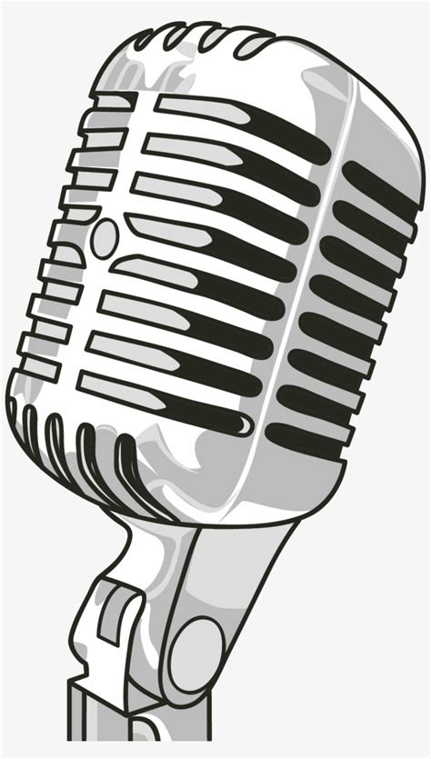 Radio Microphone Clip Art - Colorful Microphone Background - Free