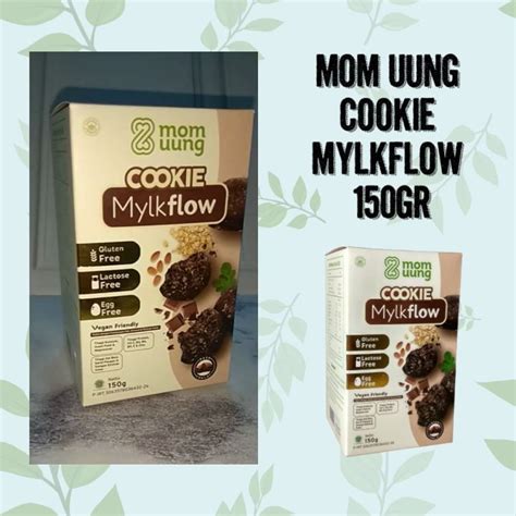 Mom Uung Cookie Mylkflow 150gr Kukis Sehat Daun Kelor Asi Booster