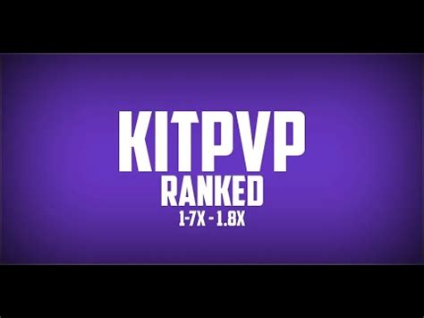 SERVIDOR DE KITPVP PING BR 1 7x 1 8x YouTube