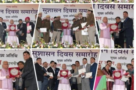 Haryana Cm Gives 22 Good Governance Awards The Statesman