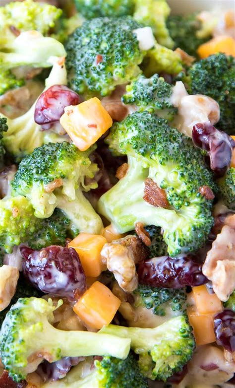 Broccoli Salad with Bacon & Cheddar | Best Broccoli Salad Recipe