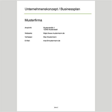 Kostenlose Vorlage Businessplan F R E Learning Als Pdf Oder Word Datei