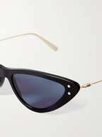 DIOR EYEWEAR MissDior B4U Cat Eye Acetate And Gold Tone Sunglasses