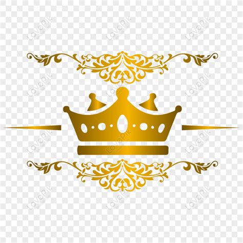 Gold Crown Vector Png