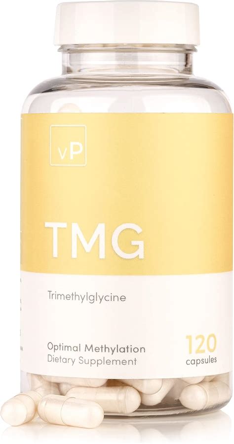Trimethylglycine TMG (500mg) x 120 Capsules | Vitality Pro | High ...