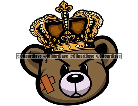 Gangster Teddy Bear Svg